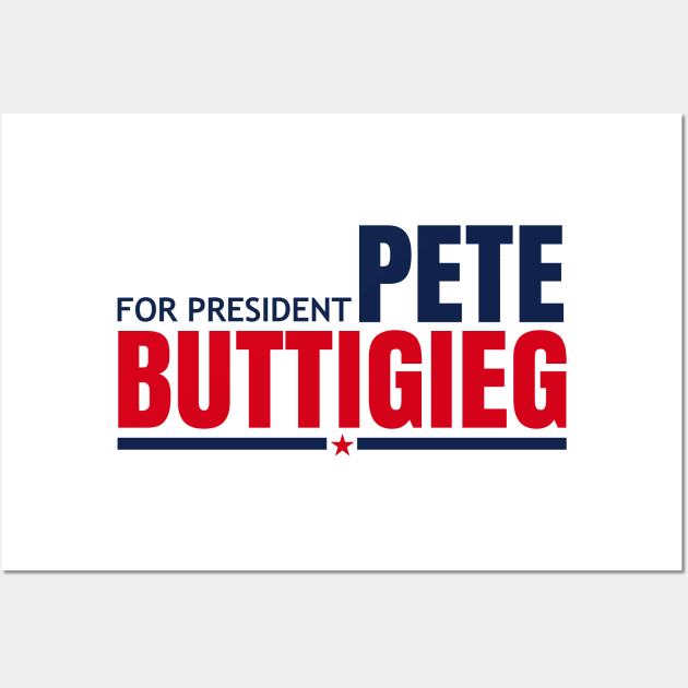 PETE BUTTIGIEG FOR PRESIDENT Wall Art by HelloShop88